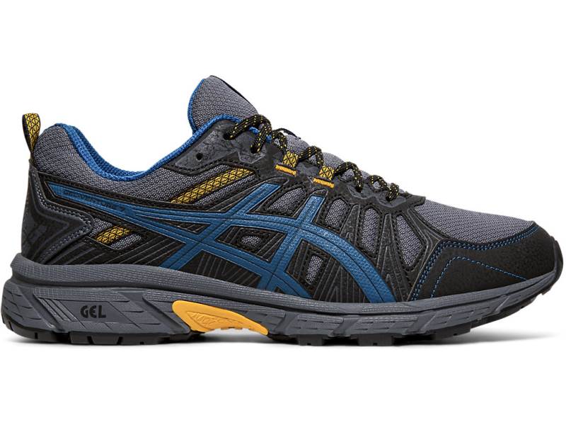 Pánské Trailove Boty Asics GEL-VENTURE 7 Trail Tmavě Šedé 26037QEIO